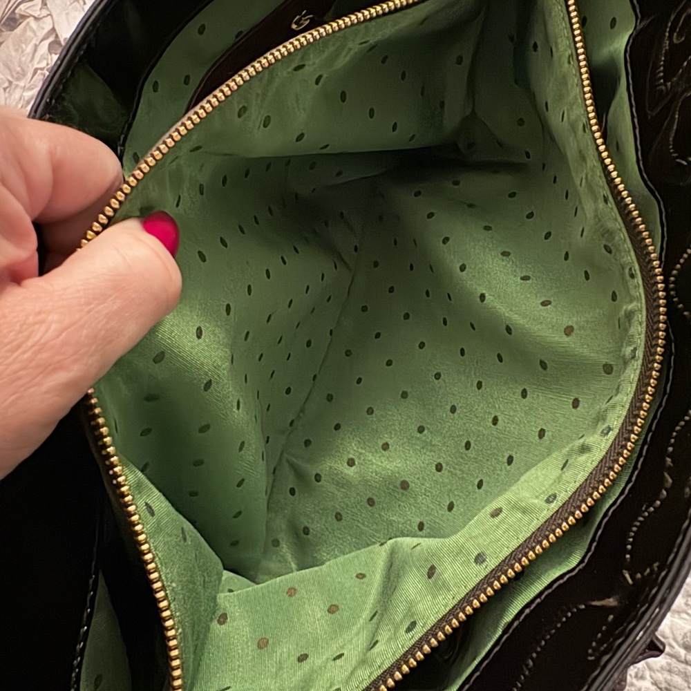 Kate Spade Black Patent Tote - Picture 4 of 15